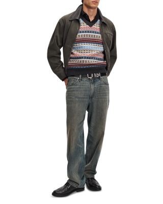 rag & bone Wool Classic Fit Fair Isle Vest