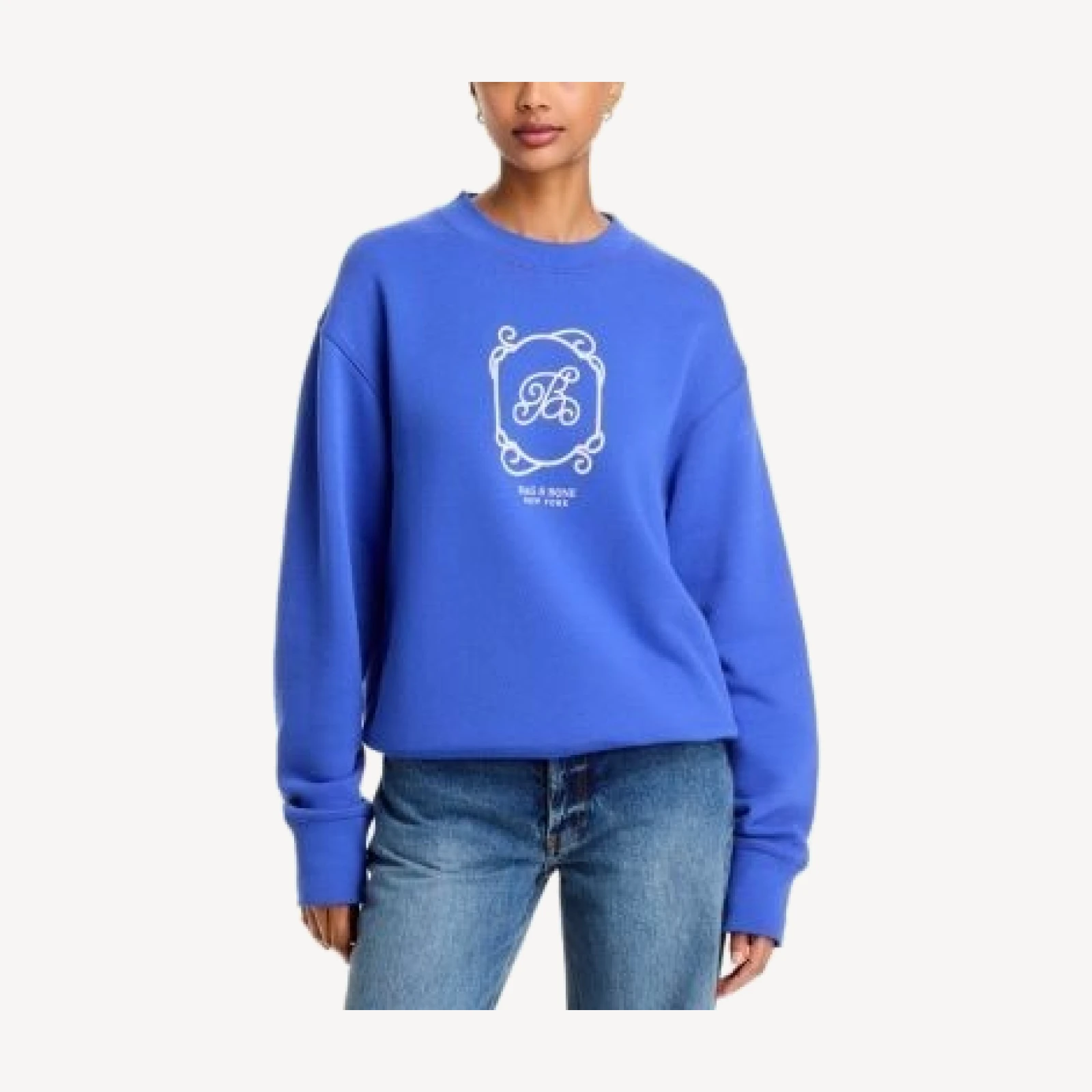 rag & bone rb X Bloom Vintage Terry Oversized Sweatshirt