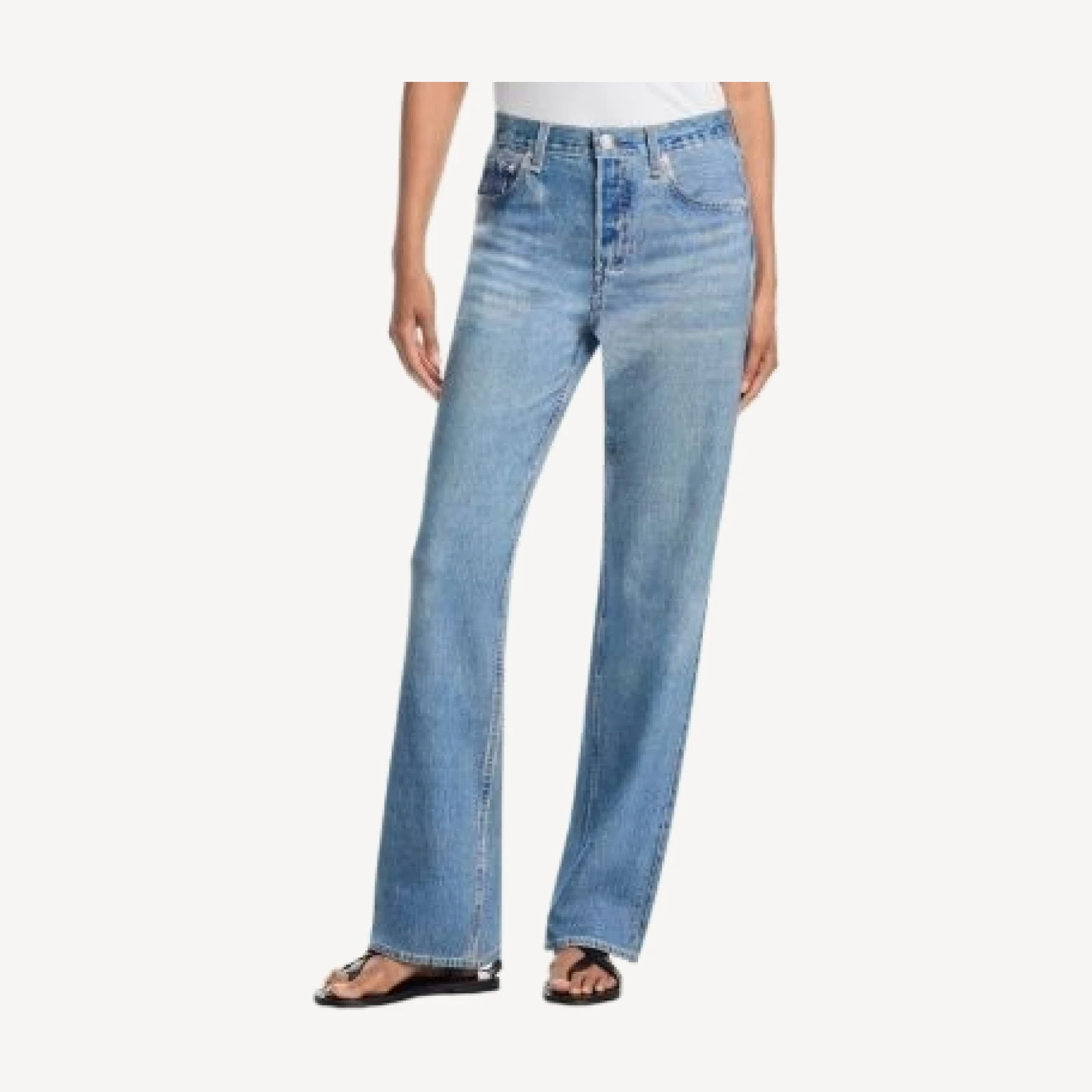 rag & bone Miramar Shea Straight Jeans in Astor