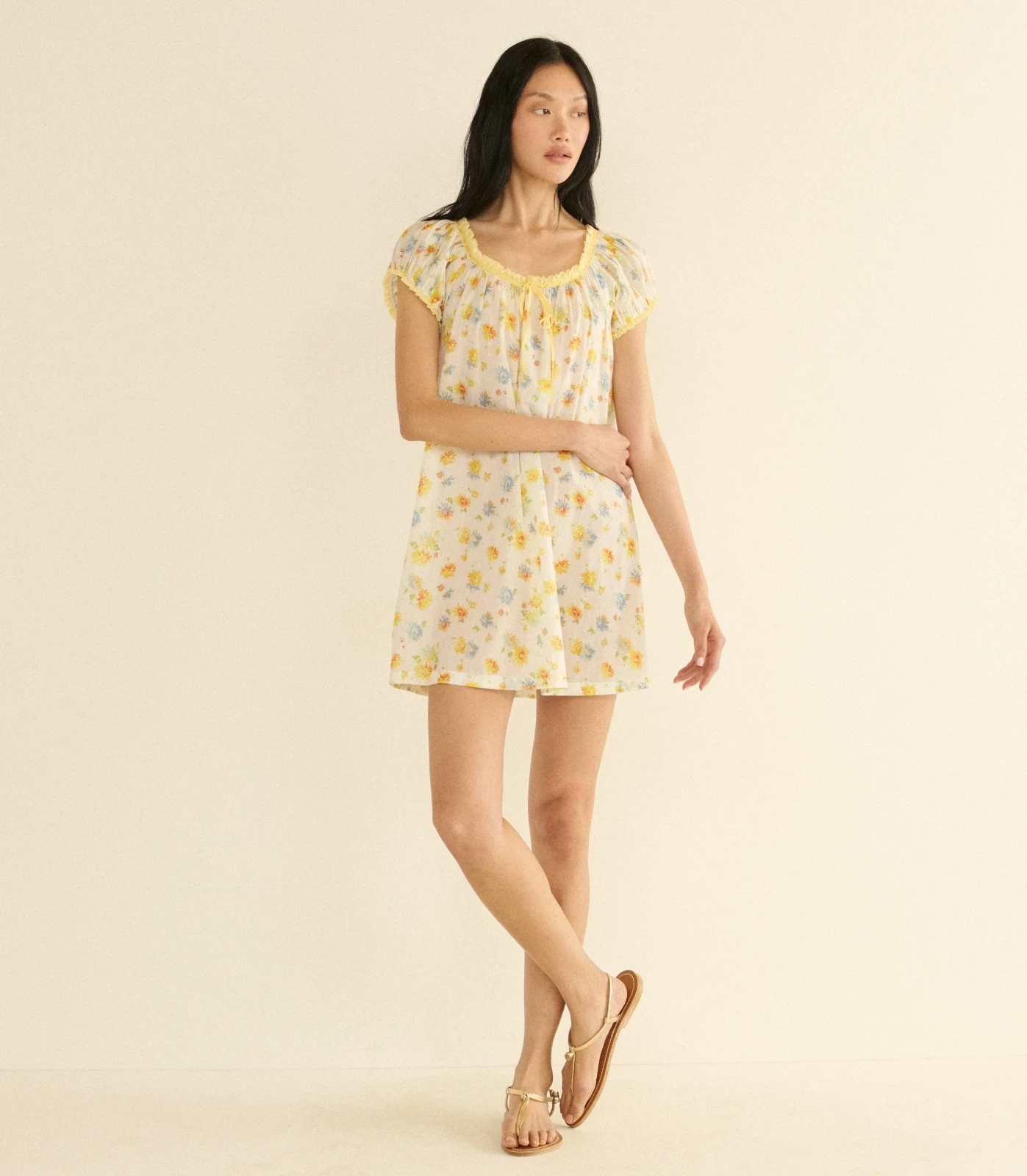 JULIA DRESS -- DAHLIA FLORAL