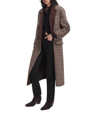 rag & bone Vasso Wool Plaid Coat
