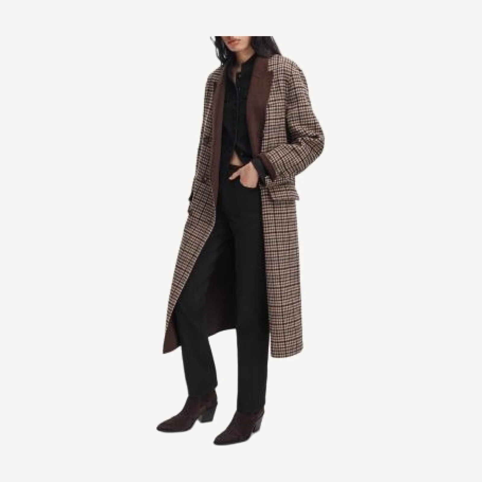 rag & bone Vasso Wool Plaid Coat