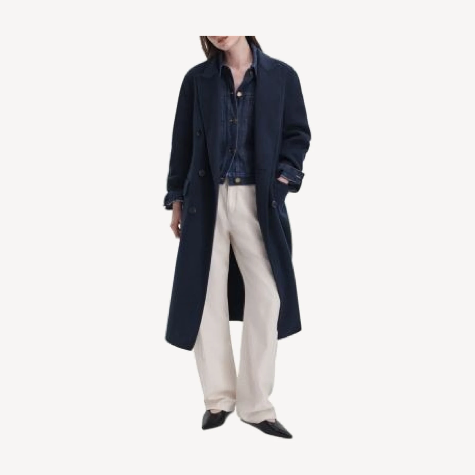 rag & bone Vasso Wool Double Breasted Coat