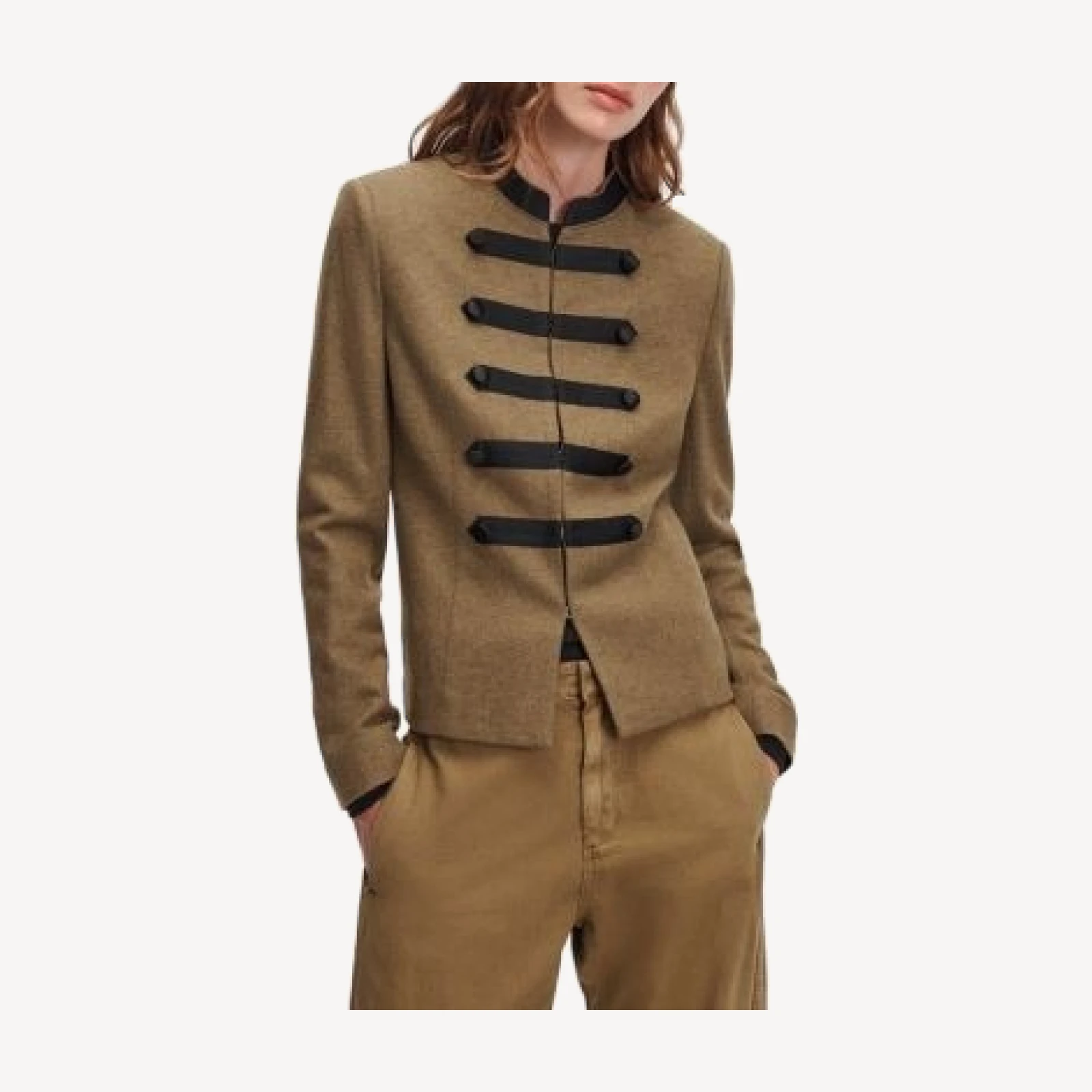 rag & bone Mercer Regalia Wool Long Sleeve Blazer