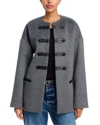 rag & bone Stefan Regalia Collarless Coat