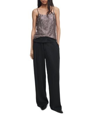 rag & bone Shania Pleated Wide Leg Pants
