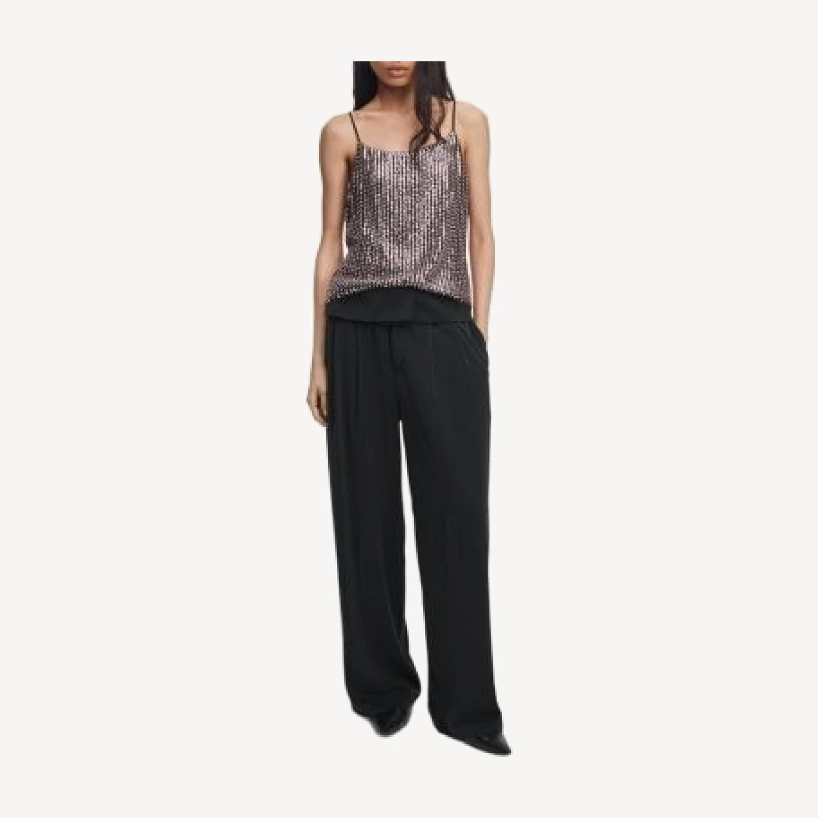 rag & bone Shania Pleated Wide Leg Pants