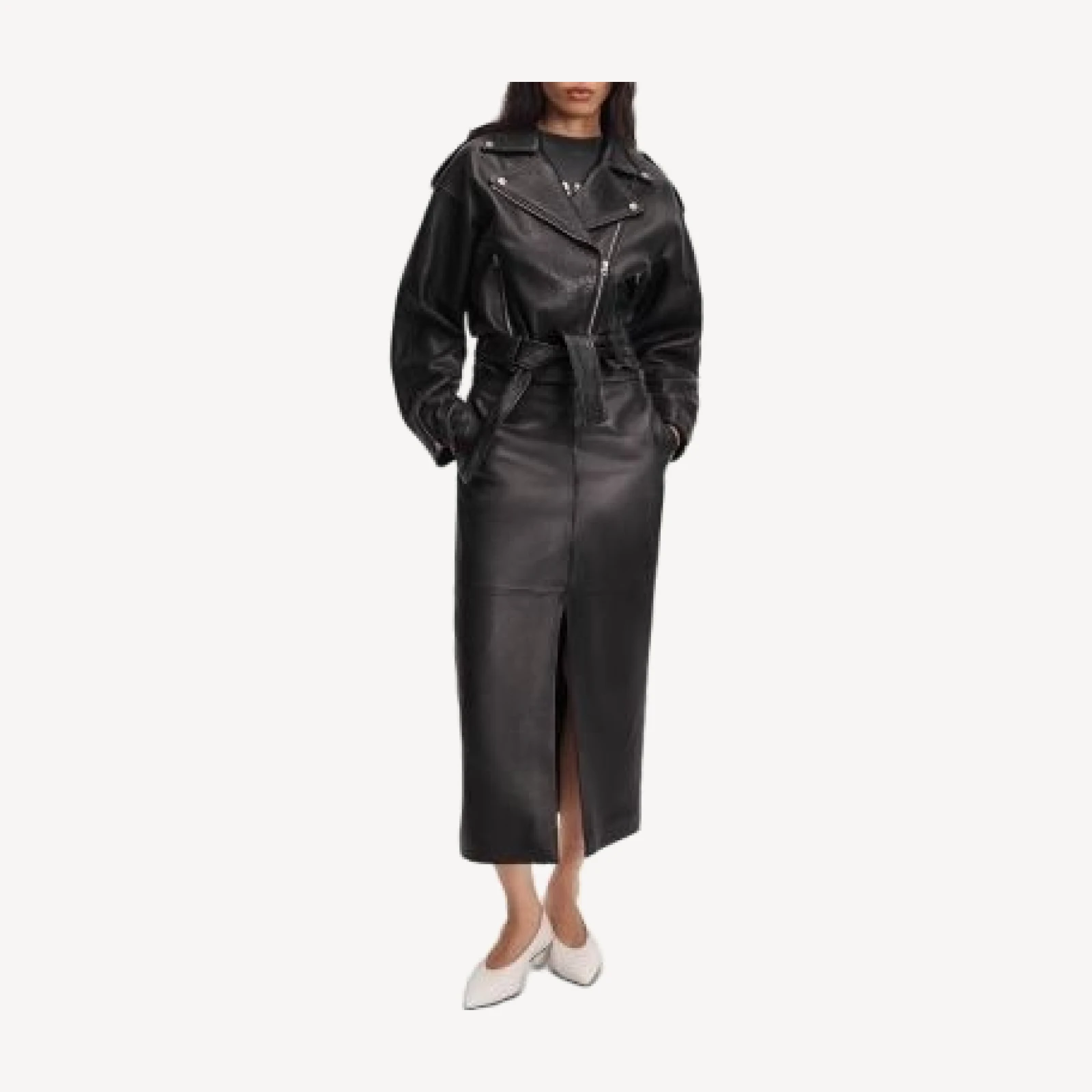 rag & bone Penelope Leather Moto Jacket