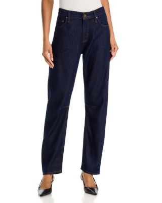 rag & bone Stevie High Rise Slim Tapered Jeans in Dark Rinse