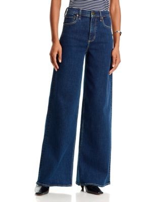 rag & bone Flexi Sofie High Rise Wide Leg Jeans in Wellbrook