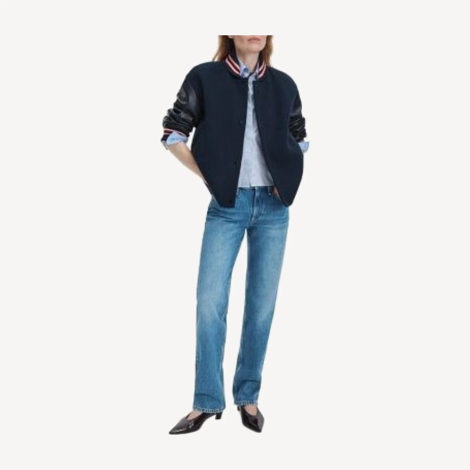 rag & bone Harlow Low Rise Slim Straight Jeans in Candice