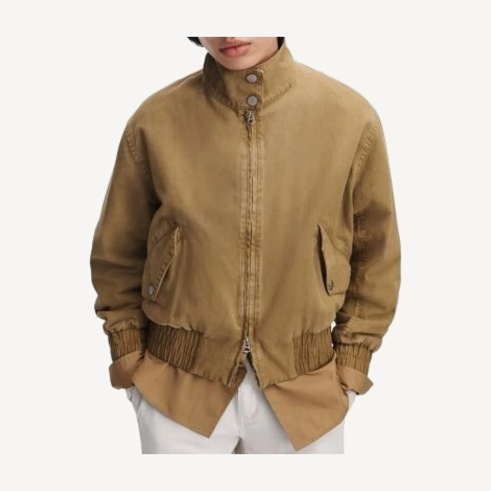 rag & bone Eliza Canvas Bomber Jacket