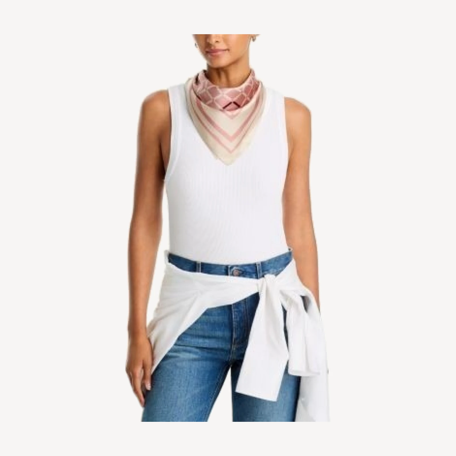 rag & bone Pop Geometric Silk Scarf