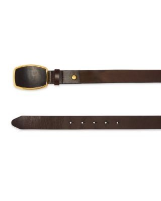 rag & bone Women's Wyatt Inlay Buckle Leather Belt