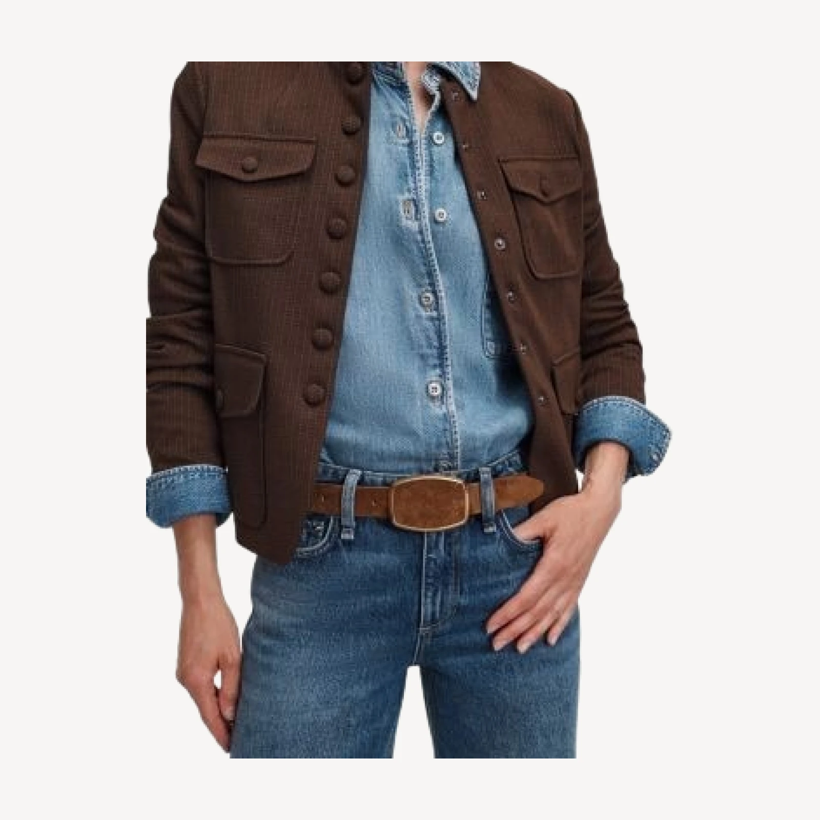 rag & bone Women's Wyatt Leather Belt