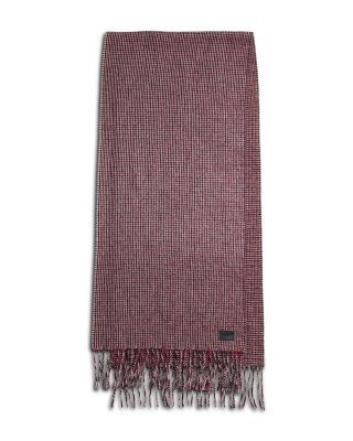 rag & bone Ari Wool & Alpaca Plaid Fringe Scarf