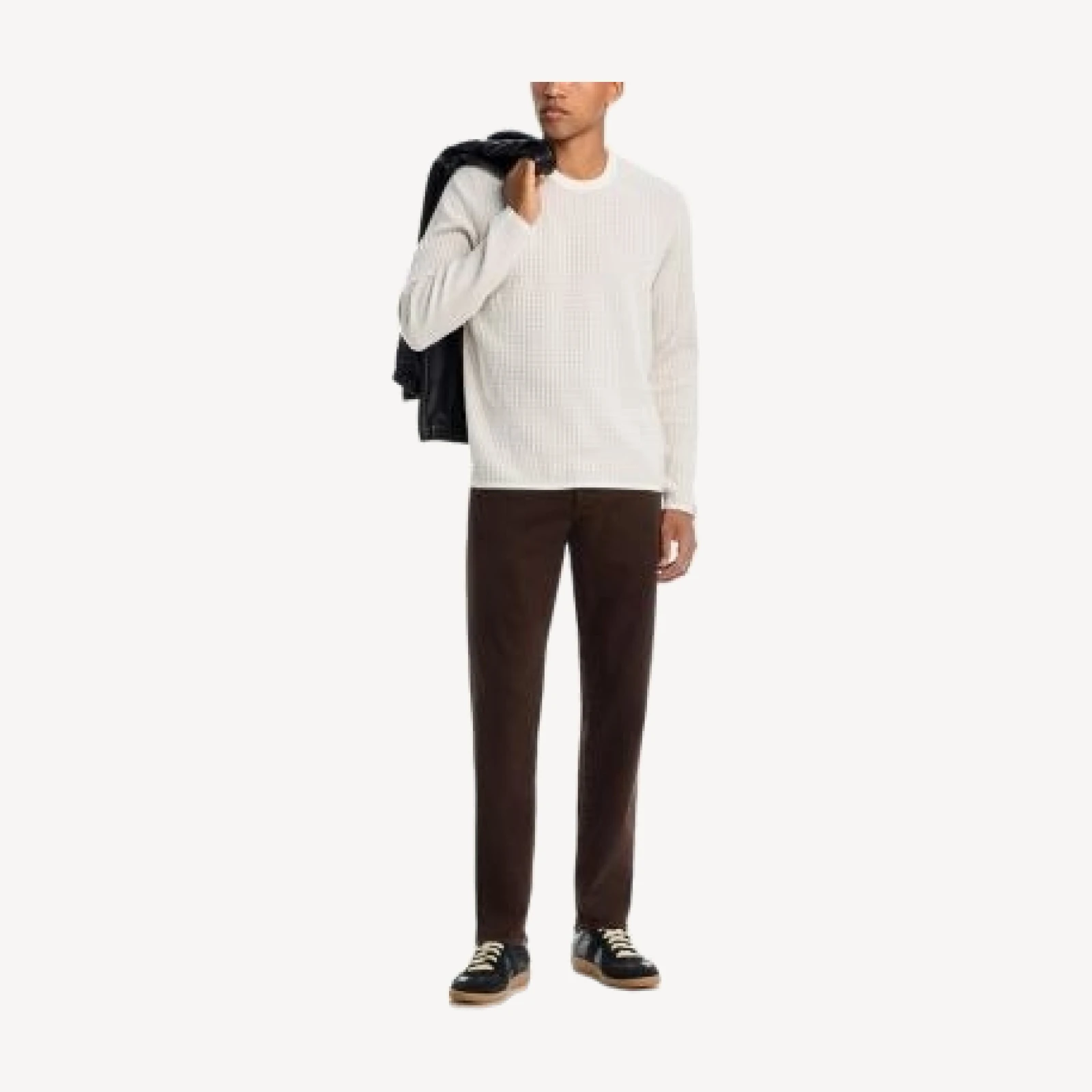 rag & bone Straight Fit 3 Aero Stretch 32 Jeans in Dark Brown