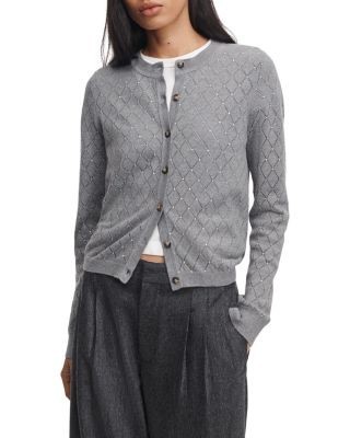 rag & bone Archie Cotton Cashmere Jewel Cardigan