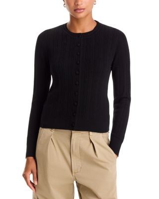 rag & bone Rhodes Wool Crewneck Cardigan Sweater