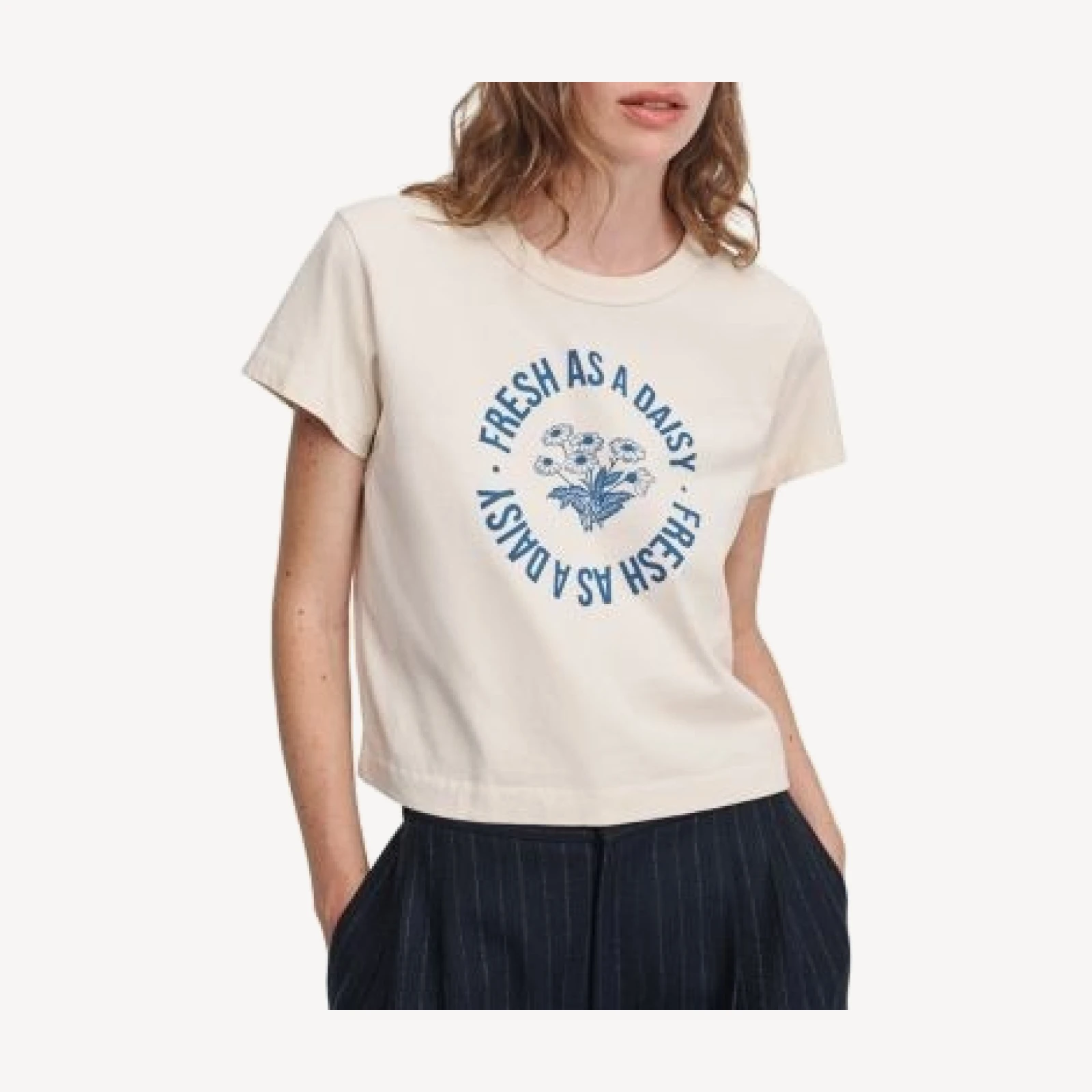 rag & bone Fresh As A Daisy Kelly Cotton Perfect Tee
