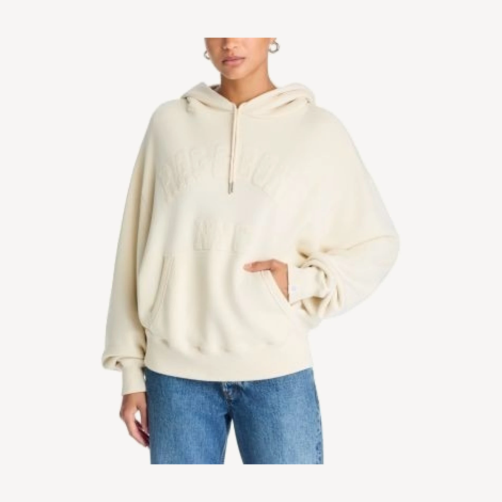 rag & bone Rb University Cotton Blend Hoodie Sweatshirt