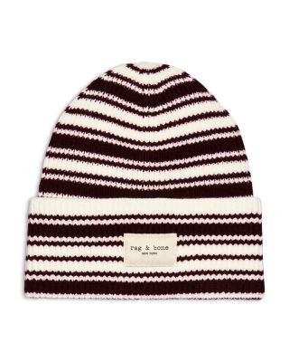 rag & bone Blake Stripe Knit Beanie