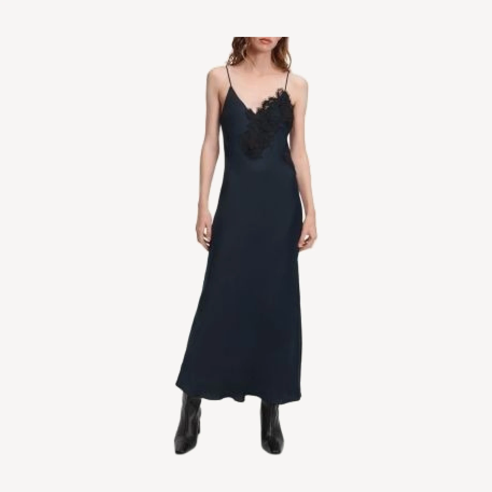 rag & bone Ariana Lace Trim Slip Dress