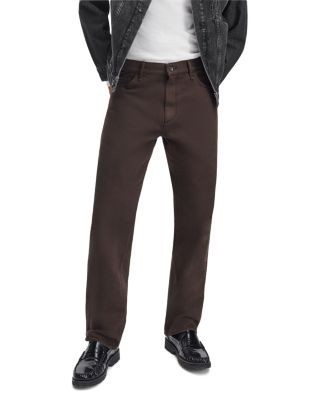 rag & bone Relaxed Straight Fit 32 Jeans in Dark Brown