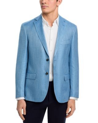 The Men's Store at Bloomingdale's Viscose Bamboo Textured Solid Regular Fit Classic Jacket - Exclusive