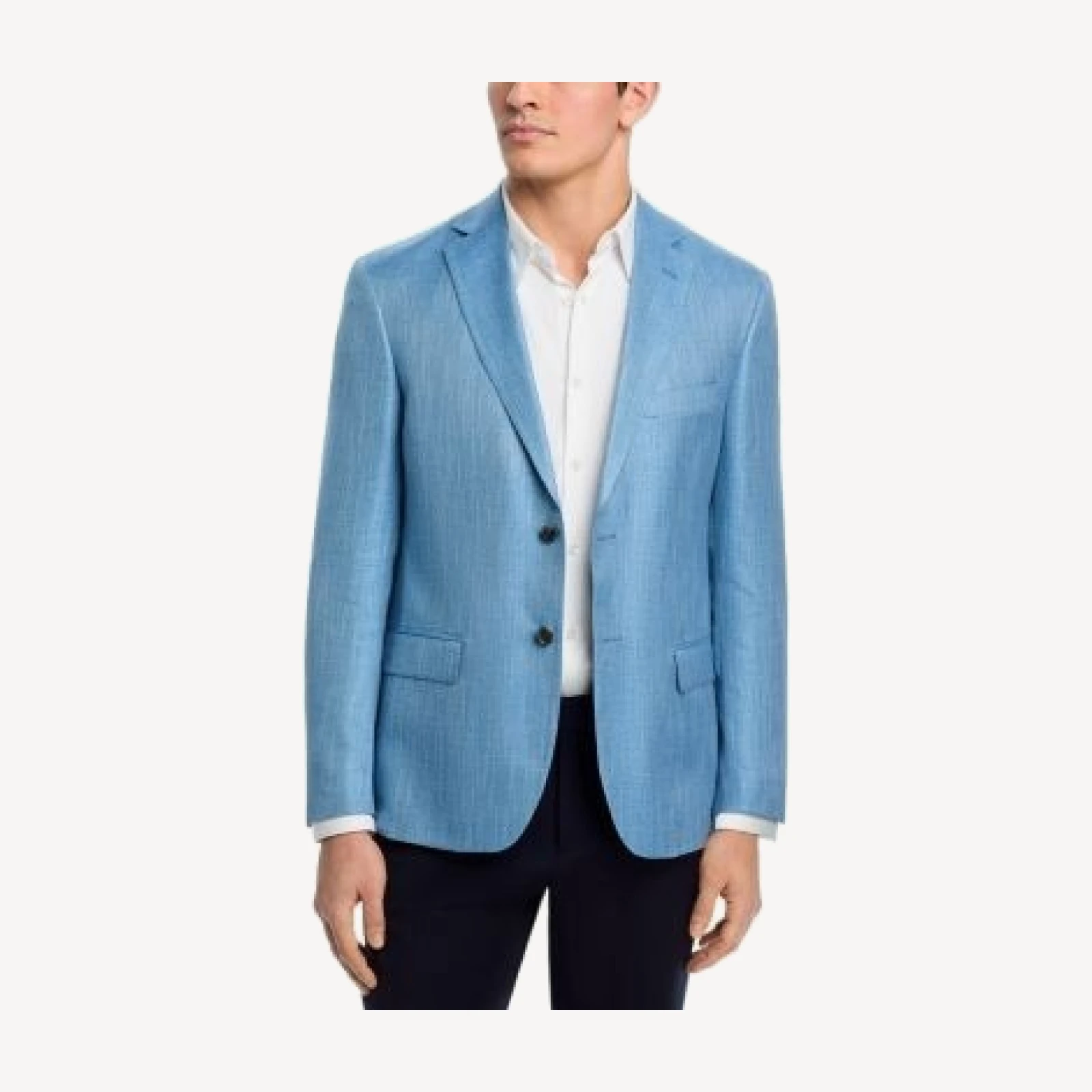 The Men's Store at Bloomingdale's Viscose Bamboo Textured Solid Regular Fit Classic Jacket - Exclusive