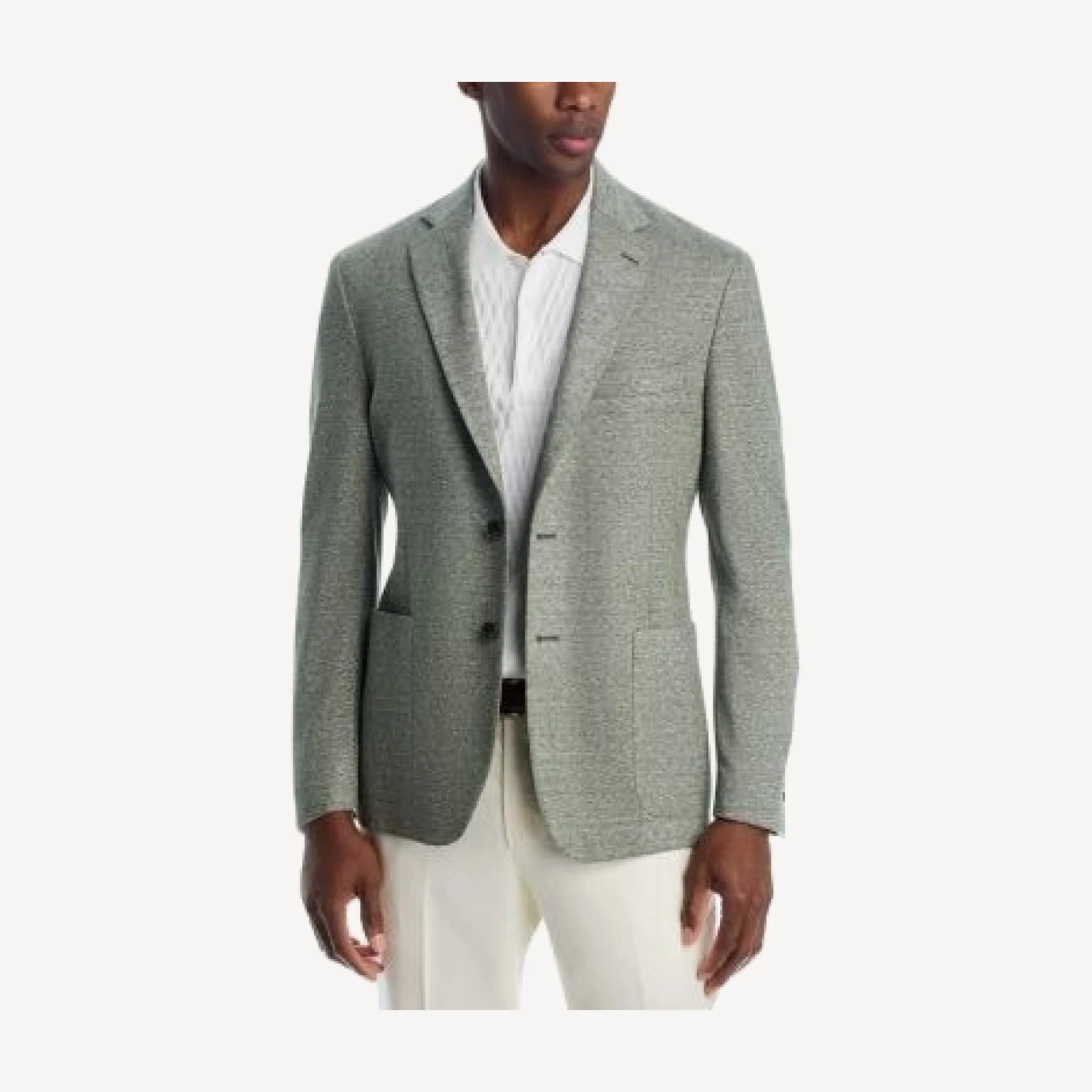 The Men's Store at Bloomingdale's Cotton & Linen Jersey Unstructured Regular Fit Sport Coat - Exclusive