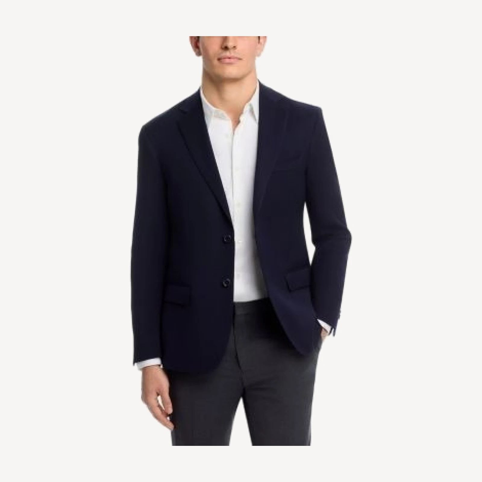The Men's Store at Bloomingdale's Textured Solid Regular Fit Classic Jacket - Exclusive