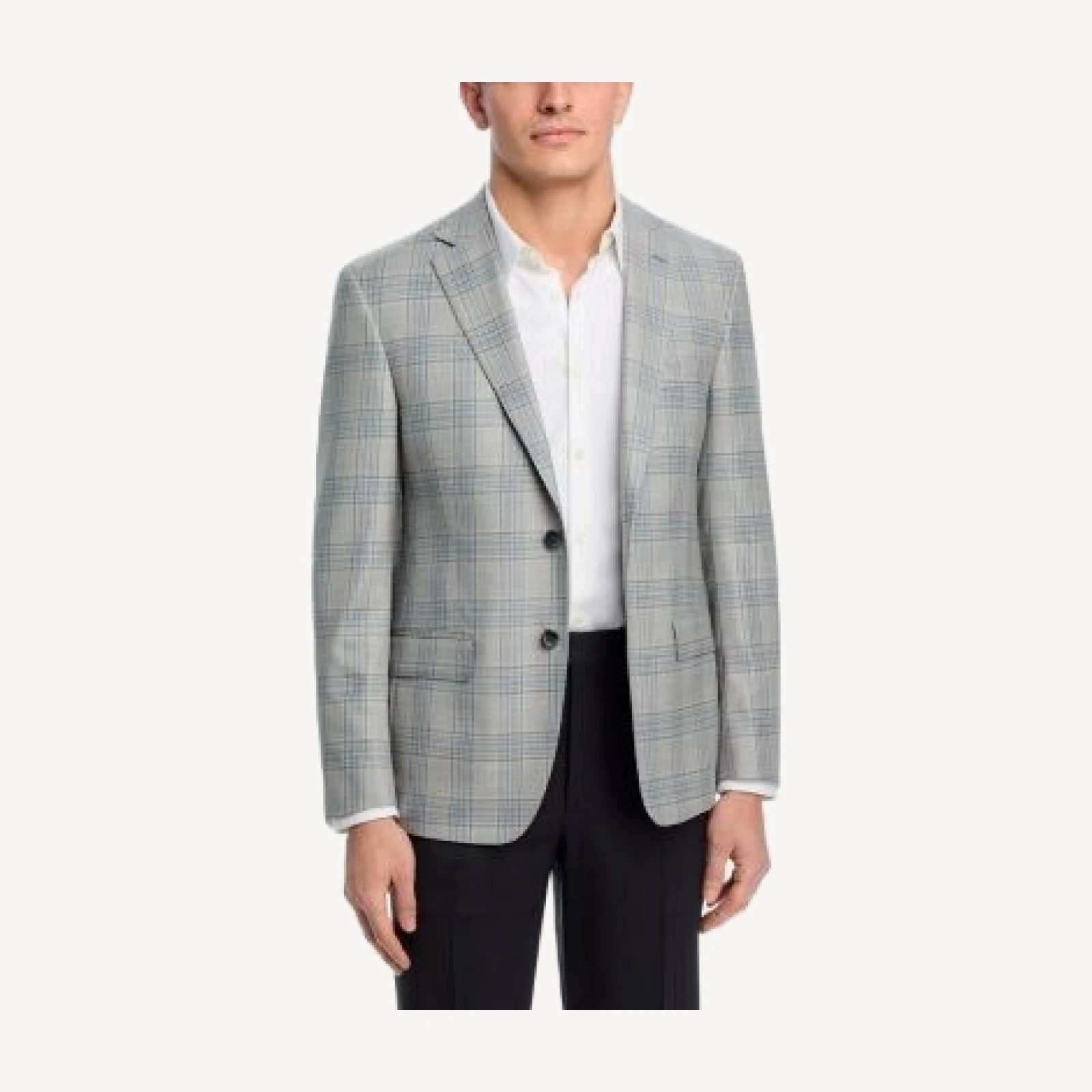 The Men's Store at Bloomingdale's Plaid Regular Fit Classic Jacket - Exclusive