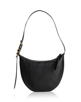 rag & bone Mercer Medium Black Leather Hobo Bag