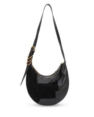 rag & bone Mercer Medium Patent Leather Hobo Bag