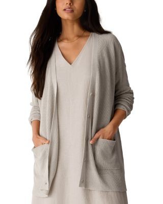 Eileen Fisher V-Neck Cardigan Sweater