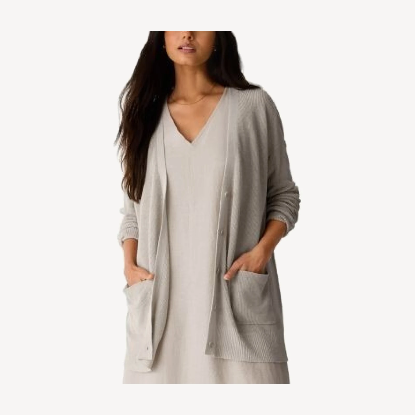 Eileen Fisher V-Neck Cardigan Sweater