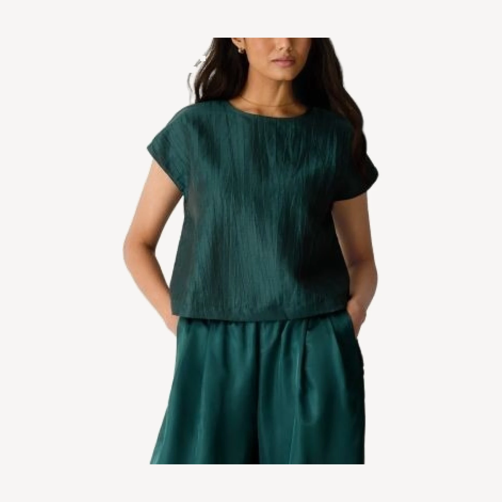 Eileen Fisher Round Neck Square Top