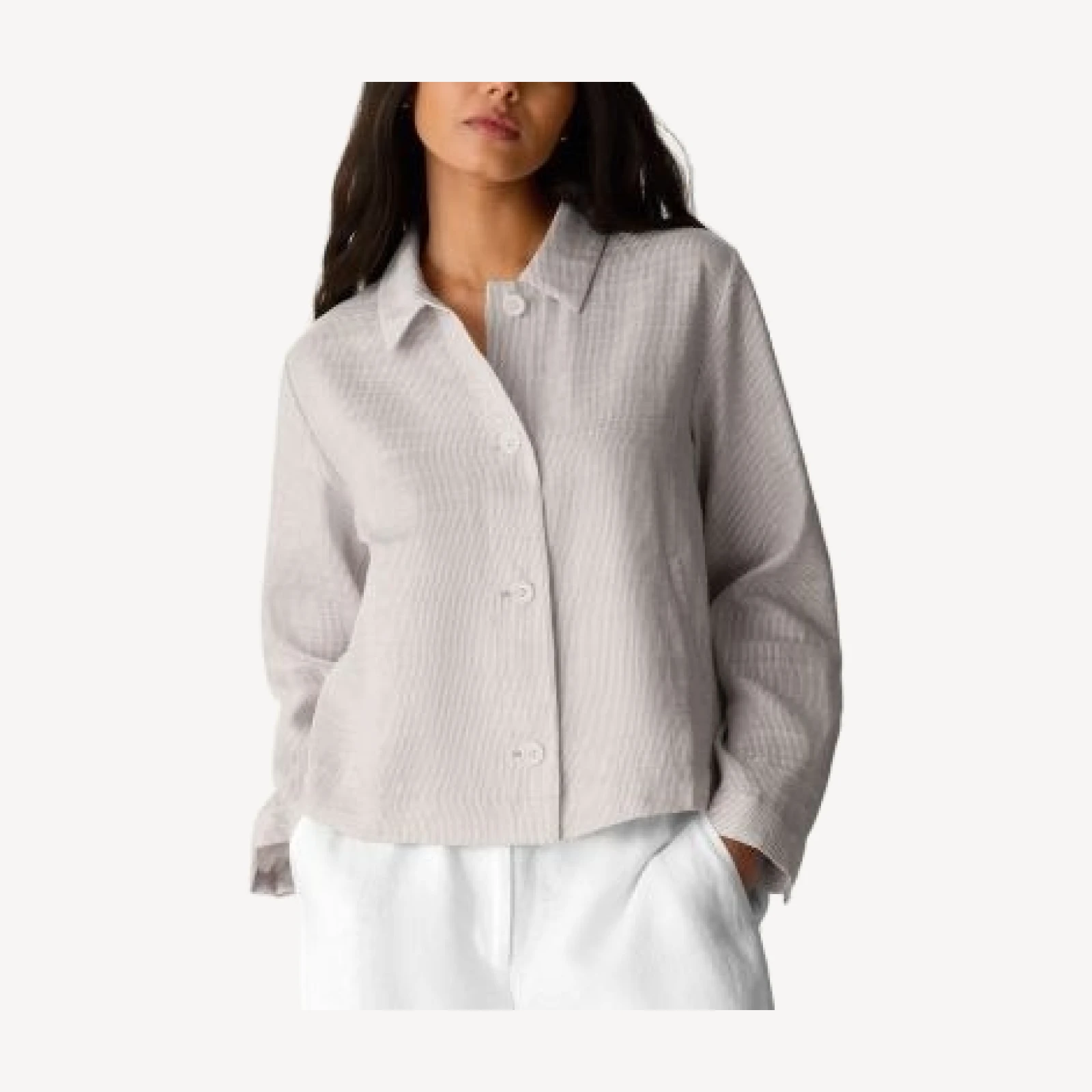 Eileen Fisher Classic Collar A Line Jacket