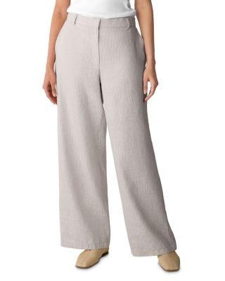 Eileen Fisher High Waisted Wide Leg Trousers