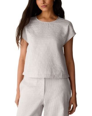 Eileen Fisher Round Neck Square Top