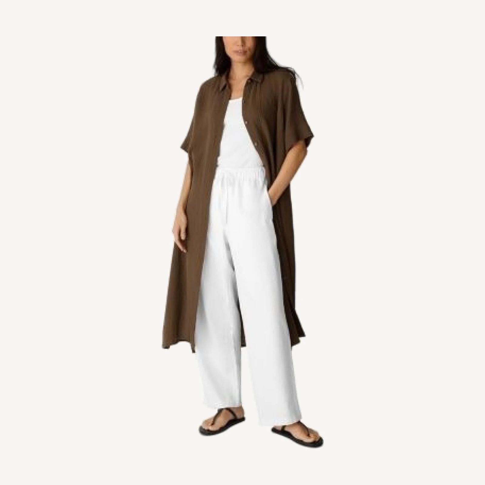 Eileen Fisher Midi Shirtdress