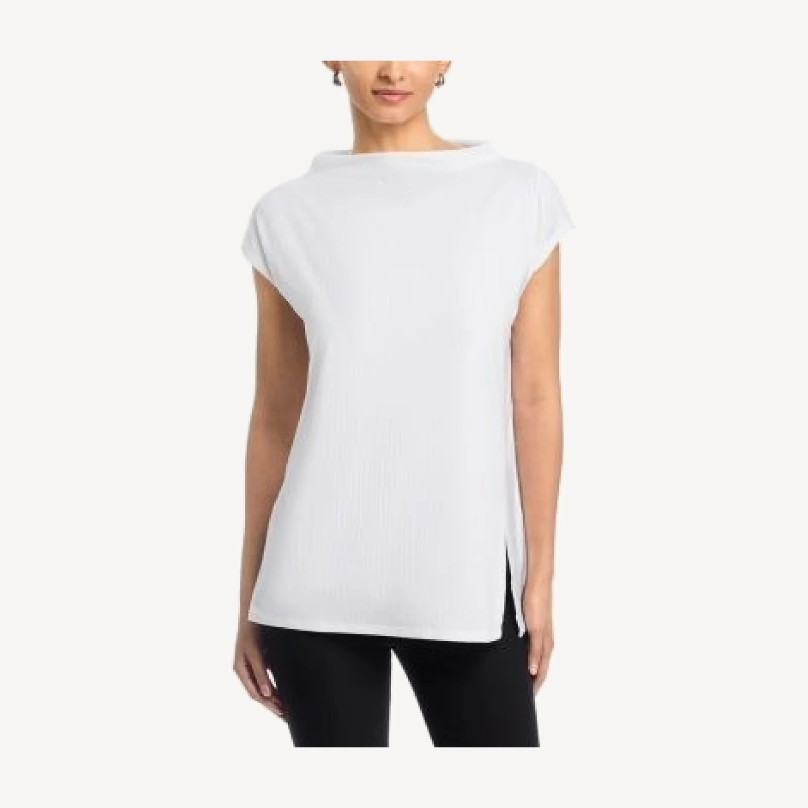 Eileen Fisher Wide Funnel Neck Tunic