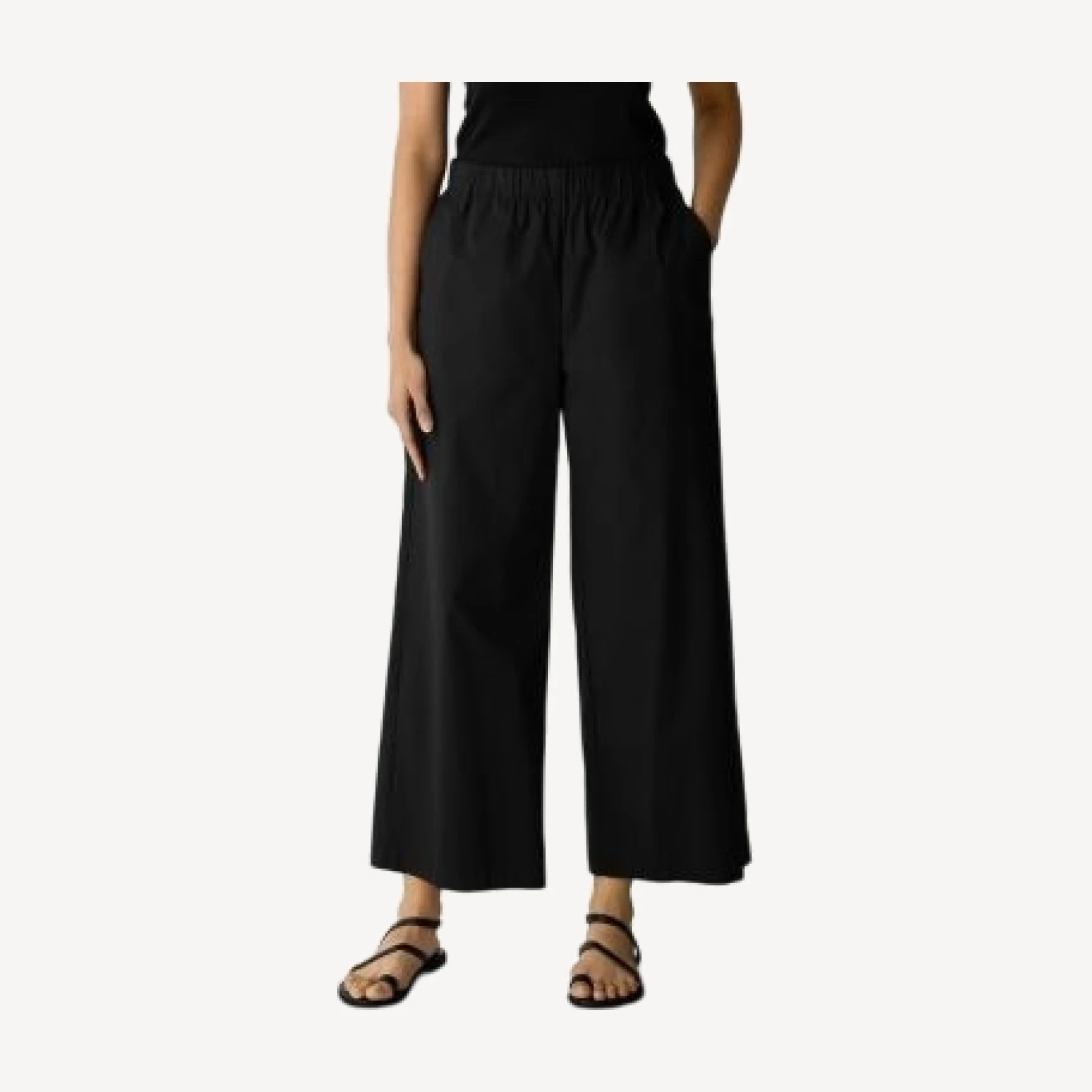 Eileen Fisher Wide Leg Ankle Pants