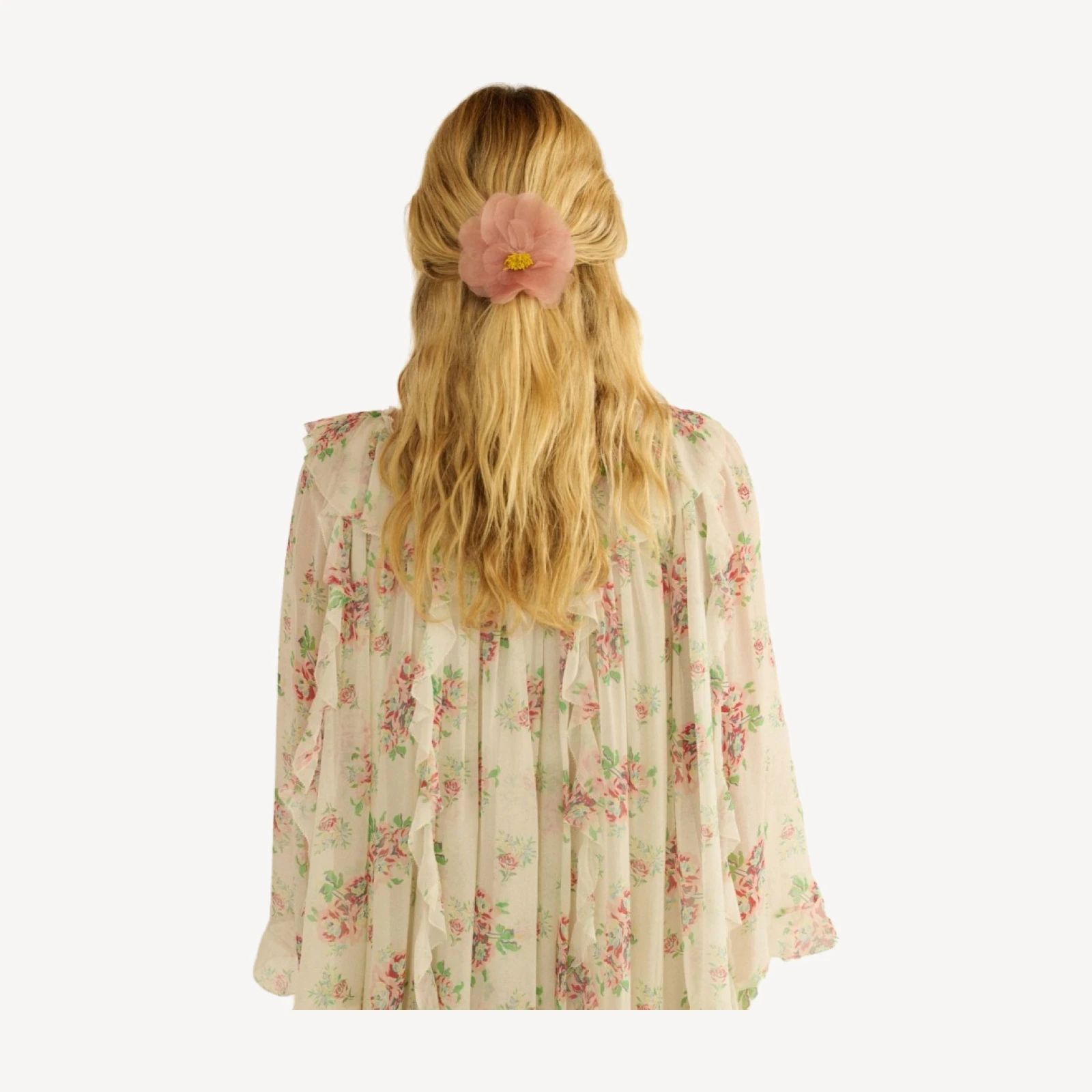 DANI BARRETTE -- APRICOT ORGANZA