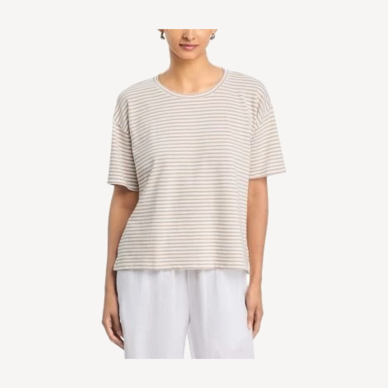 Eileen Fisher Crewneck Boxy Top