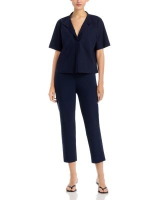 Eileen Fisher Open Collar Top