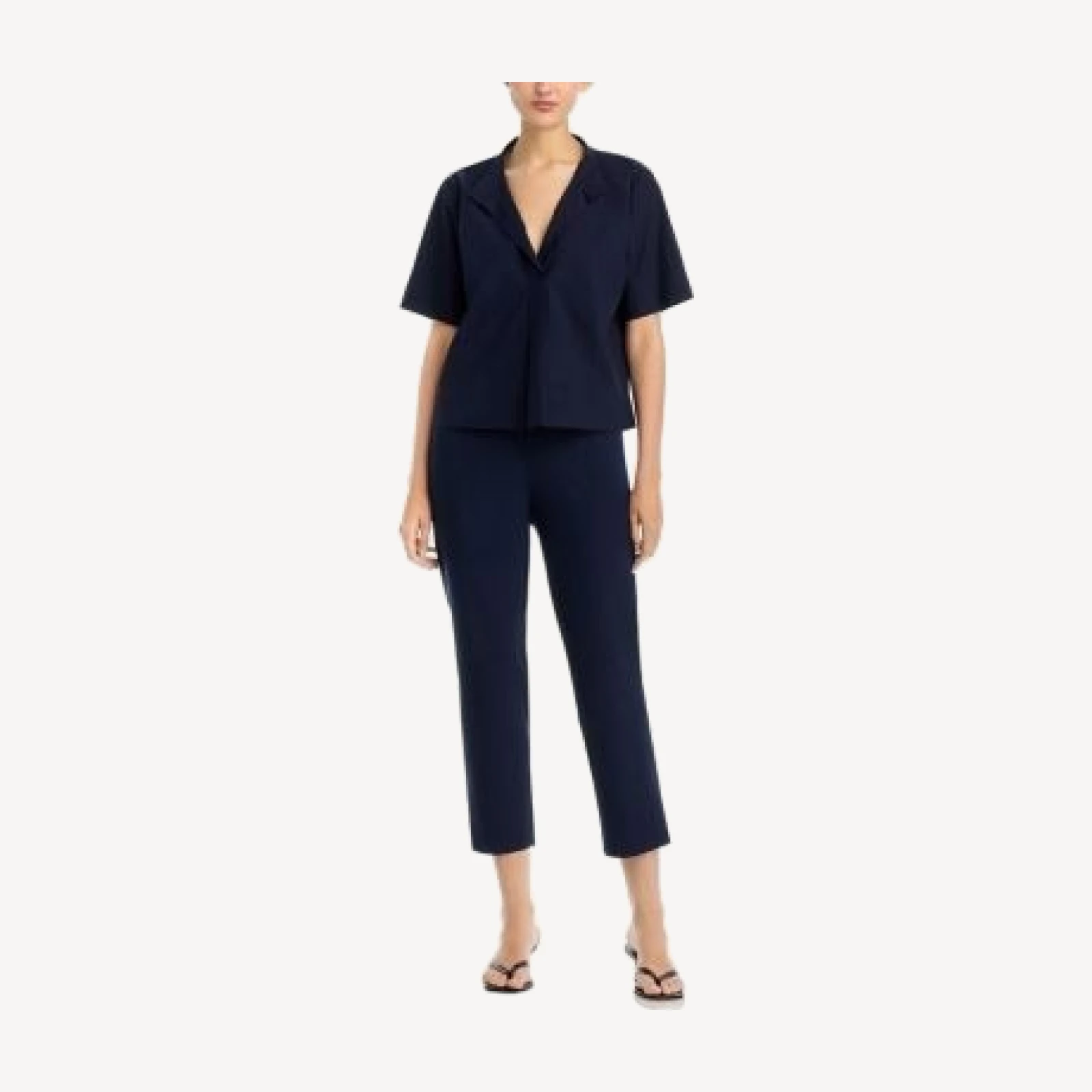 Eileen Fisher Open Collar Top