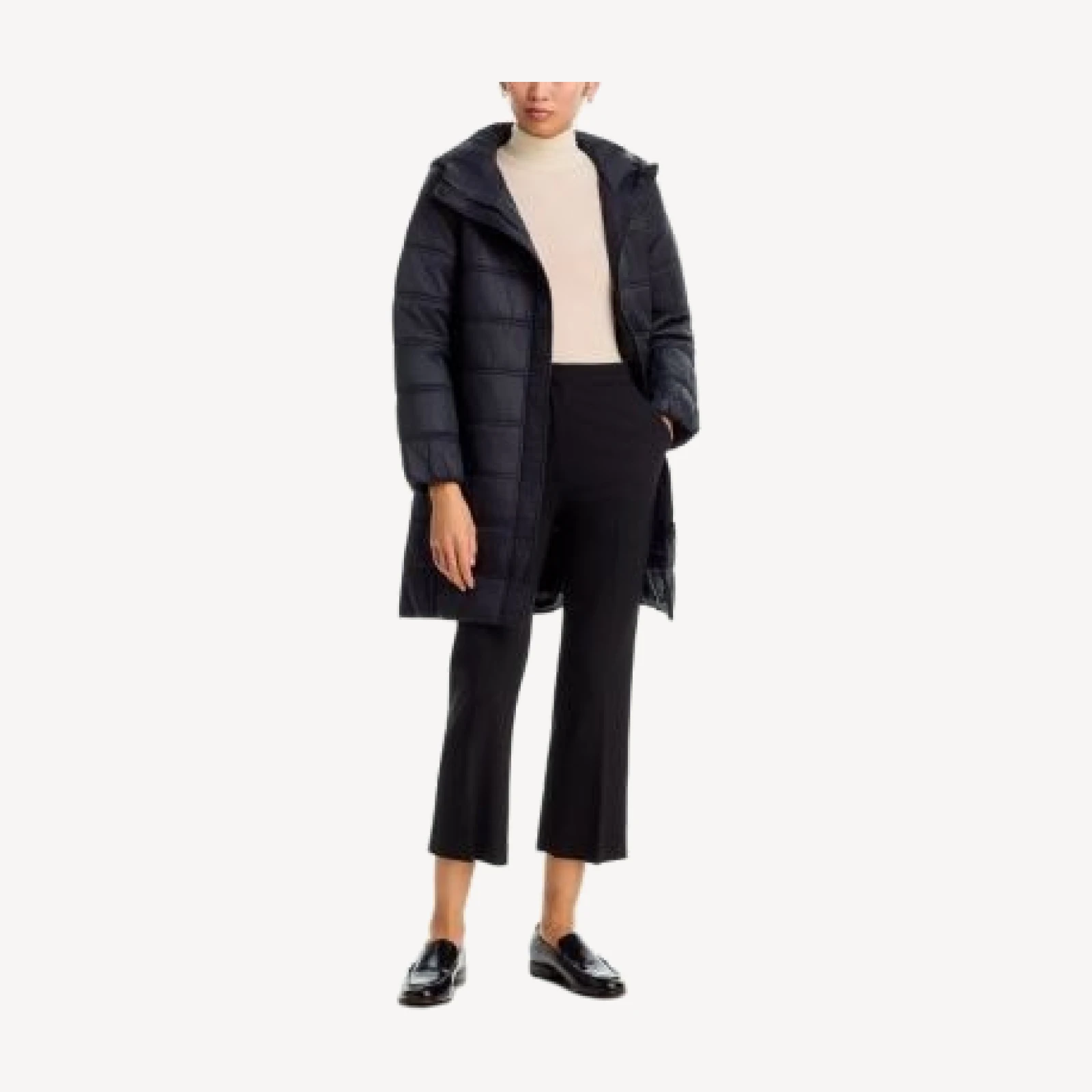 Eileen Fisher Hooded Puffer Coat