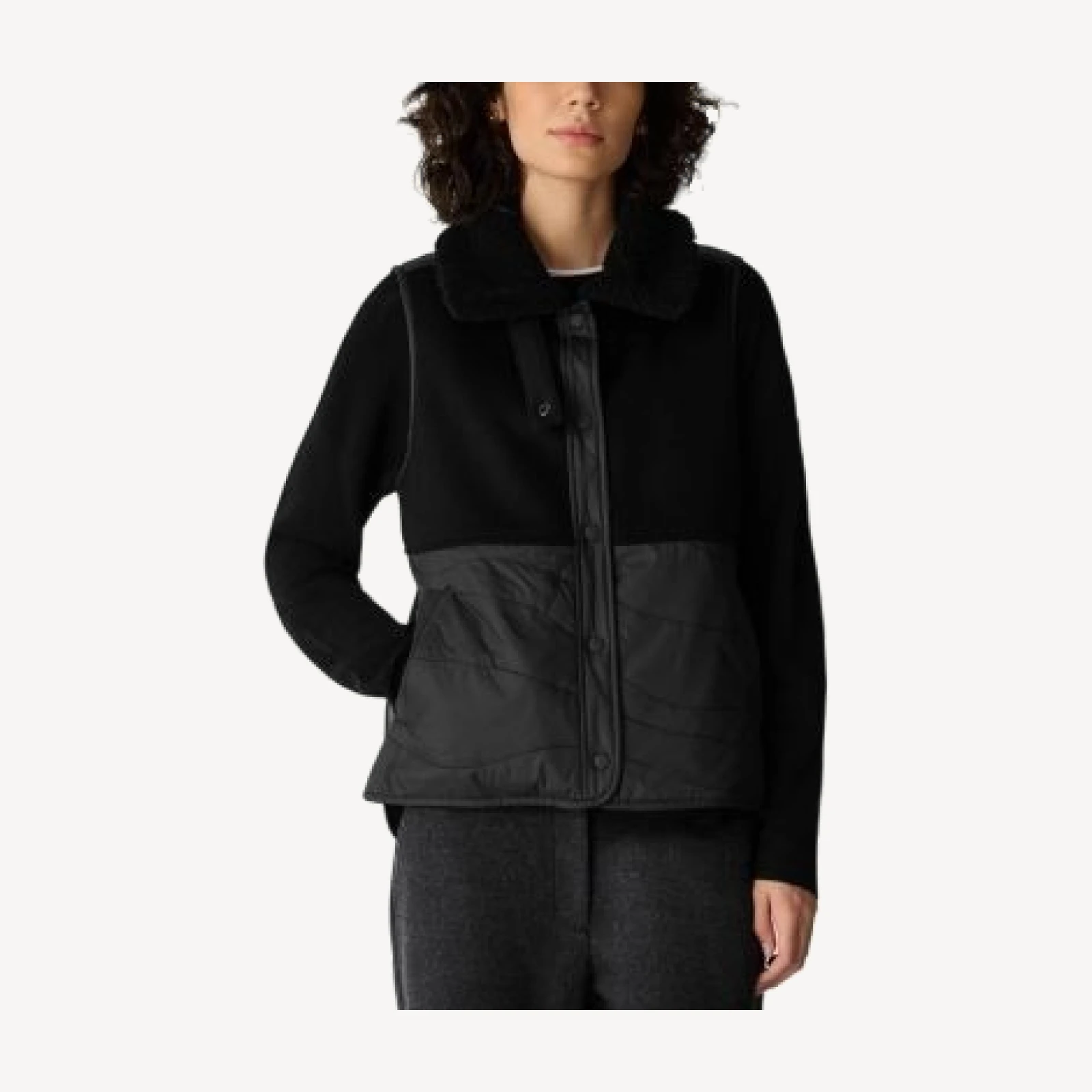 Eileen Fisher Mixed Media Vest